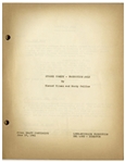 Moe Howard's 34pp. Script Dated June 1941 for The 1942 Three Stooges Film ''Cactus Makes Perfect'' -- Very Good Condition